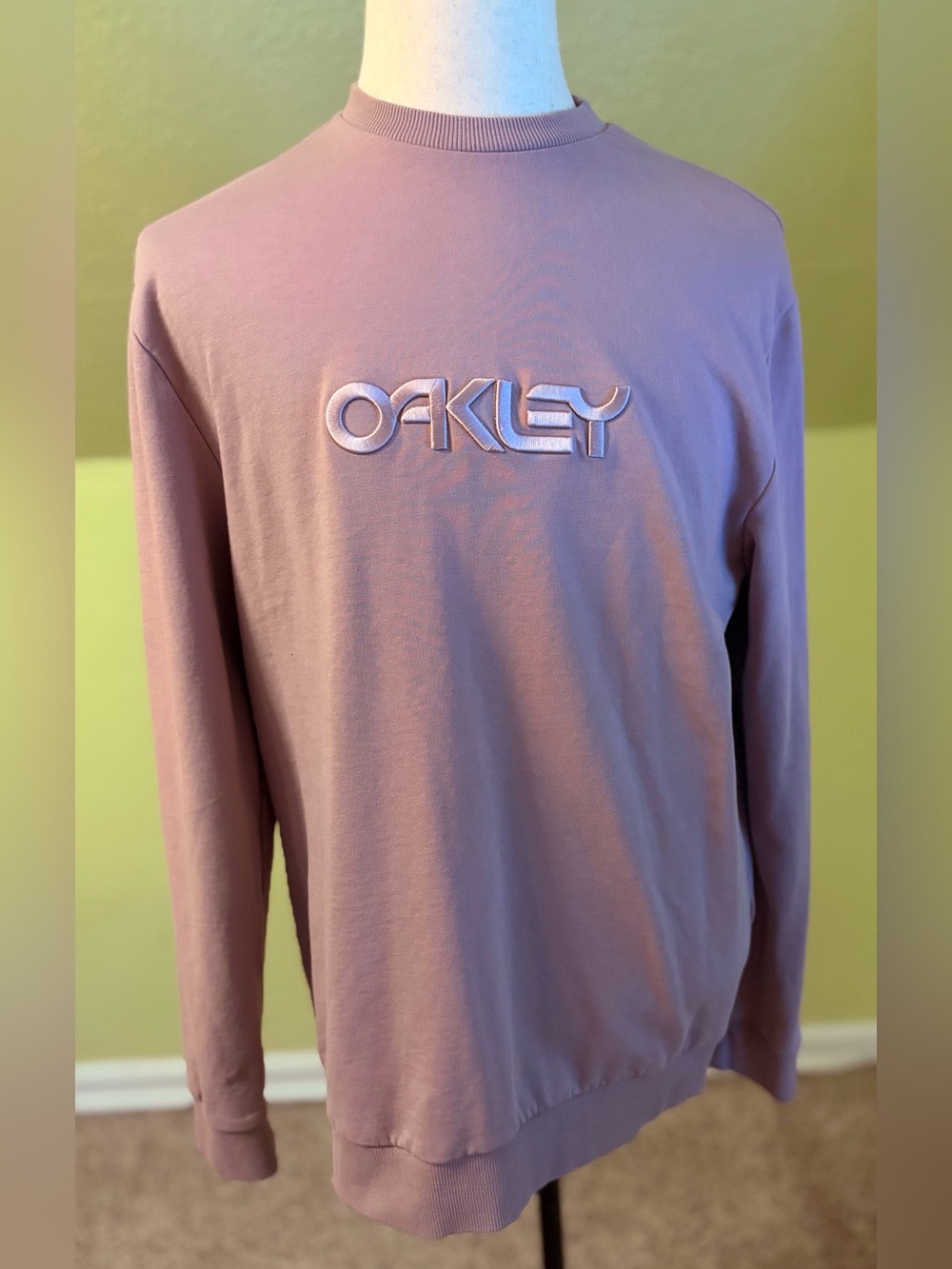 Oakley B1B Embroidered Crewneck Sweatshirt - Pastel Purple / Toadstool Medium